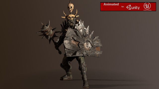 fat orc 2 3D मॉडल .c4d .max .obj .3ds .fbx .stl .blend 