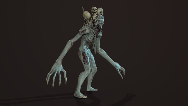 monstr3 3D Модель .c4d .max .obj .3ds .fbx .stl .blend