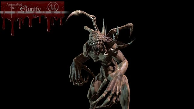 mutant 2 3D Model .c4d .max .obj .3ds .fbx .stl .blend