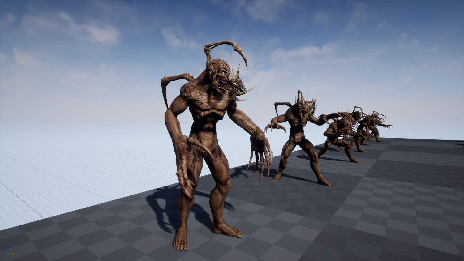 mutant 4 3D Model in Monster 3DExport