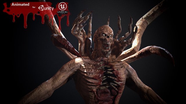 sci-fy mutant 3D Model .c4d .max .obj .3ds .fbx .stl .blend 