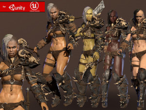 orc girl 3D मॉडल