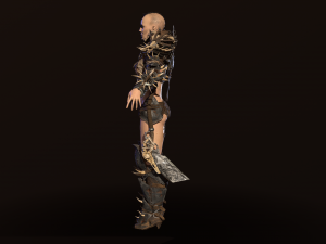orc girl 3D मॉडल