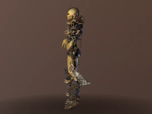 garota orc Modelo 3D