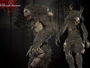 wendigo 3Dモデル