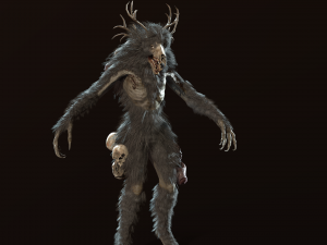 wendigo Modello 3D