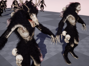 wendigo Modello 3D