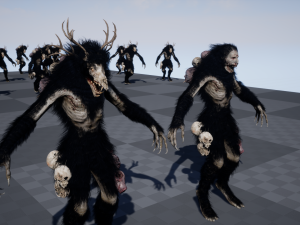 wendigo Modello 3D
