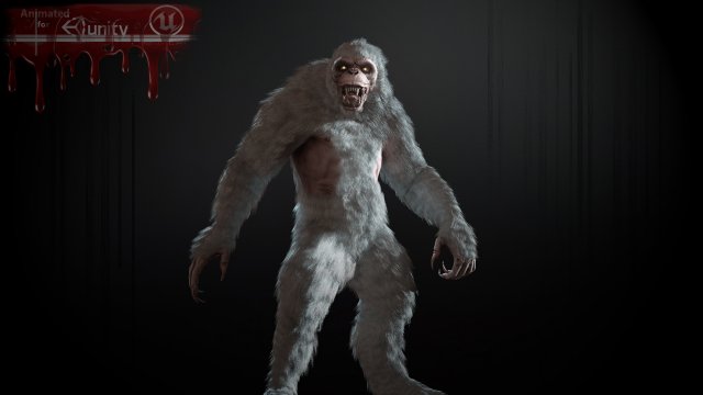 yeti 3D Model .c4d .max .obj .3ds .fbx .stl .blend 