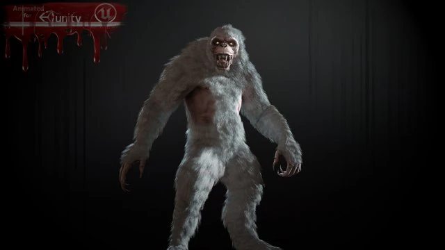 yeti 3D Model .c4d .max .obj .3ds .fbx .stl .blend 
