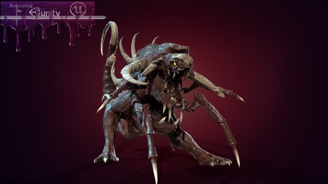 helldogremaster Model 3D .c4d .max .obj .3ds .fbx .stl .blend 