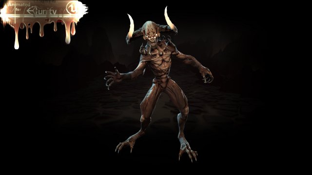 little demon 3D 模型 .c4d .max .obj .3ds .fbx .stl .blend 