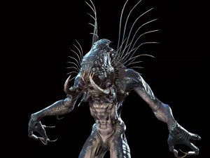 swamp monster 3D मॉडल