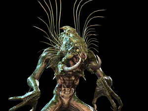 swamp monster 3D मॉडल