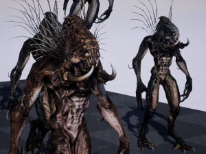 swamp monster 3D मॉडल