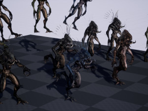 swamp monster 3D मॉडल