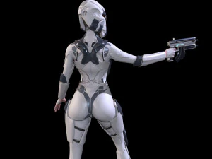 cosmogirl 2 3D Model