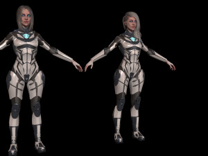 cosmogirl 2 3D Model