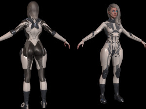 cosmogirl 2 3D Model