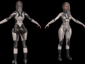 cosmogirl 2 3D Model