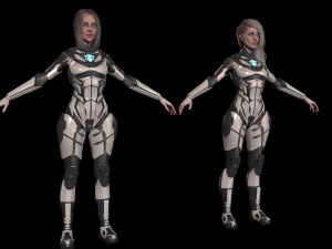 cosmogirl 2 3D Model