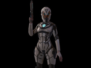 cosmogirl 2 3D Model