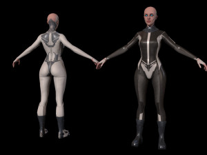 cosmogirl 2 3D Model