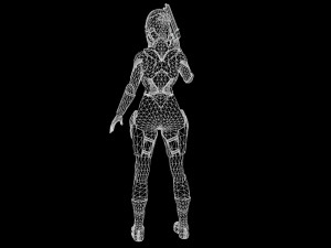 cosmogirl 2 3D Model