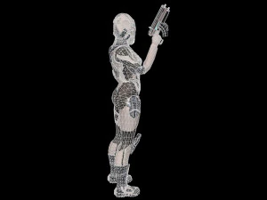 cosmogirl 2 3D Model