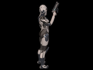 cosmogirl 2 3D Model