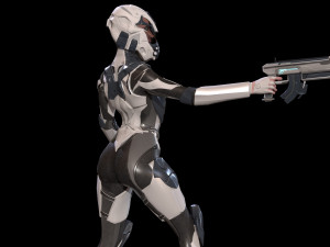cosmogirl 2 3D Model