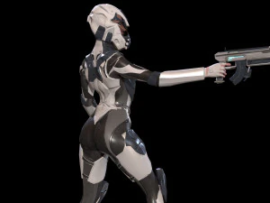 cosmogirl 2 3D Model