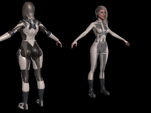 cosmogirl 2 3D Model