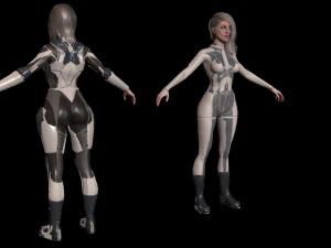 cosmogirl 2 3D Model