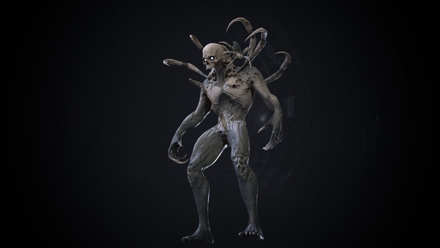 Mutant monster Low-poly 3D model - TurboSquid 2105295