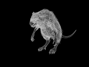 wererat Modello 3D