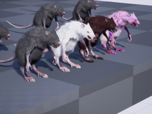 wererat Modello 3D