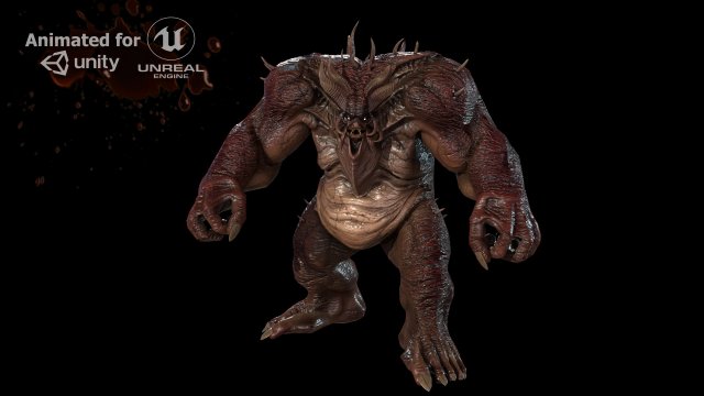 fatdemon2 3D मॉडल .c4d .max .obj .3ds .fbx .stl .blend 