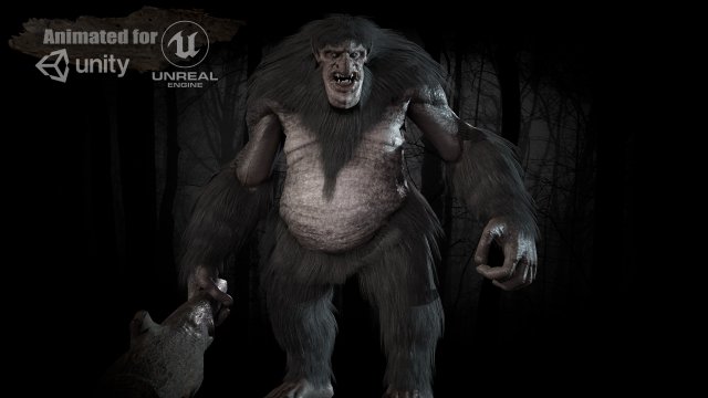 scandinavian troll Modèle 3D .c4d .max .obj .3ds .fbx .stl .blend 