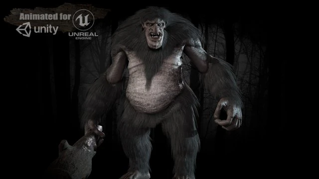 scandinavian troll 3D Model .c4d .max .obj .3ds .fbx .stl .blend 