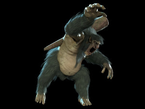 scandinavian troll Modèle 3D