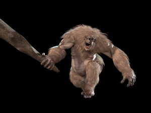 scandinavian troll Modèle 3D