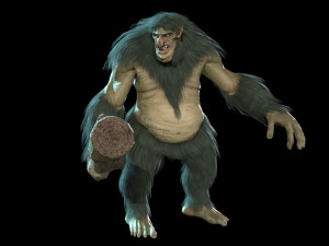 scandinavian troll Modèle 3D