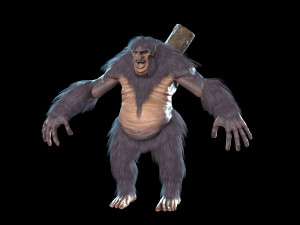 scandinavian troll Modèle 3D