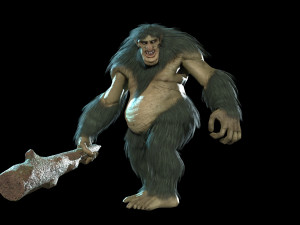 scandinavian troll Modèle 3D
