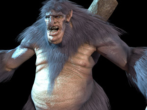 scandinavian troll Modèle 3D