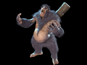 scandinavian troll Modèle 3D