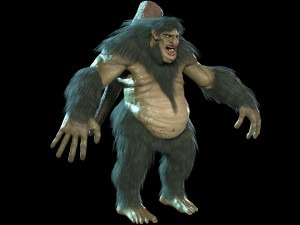 scandinavian troll Modèle 3D