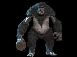 scandinavian troll 3D Model
