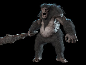 scandinavian troll Modèle 3D